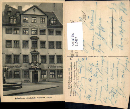 617687,Leipzig Zum Kaffeebaum Gaststätte