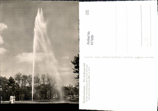 617699,Foto Ak Bad Oeynhausen Jordansprudel Springbrunnen Brunnen