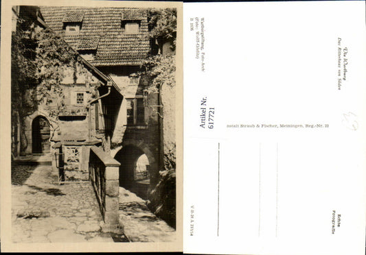 617721, Photo Ak Eisenach Wartburg Knights' House from the south