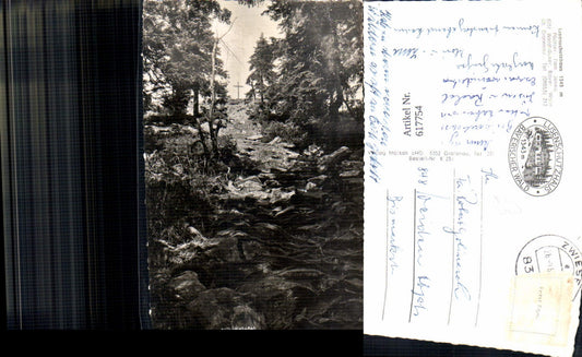617754,Foto Ak Himmelsleiter a. Lusengipfel Waldhäuserwald