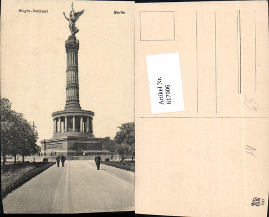 617906,Berlin Sieges-Denkmal Siegessäule