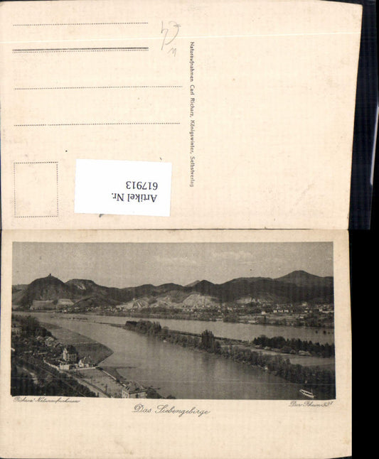 617913,Das Siebengebirge b. Königswinter