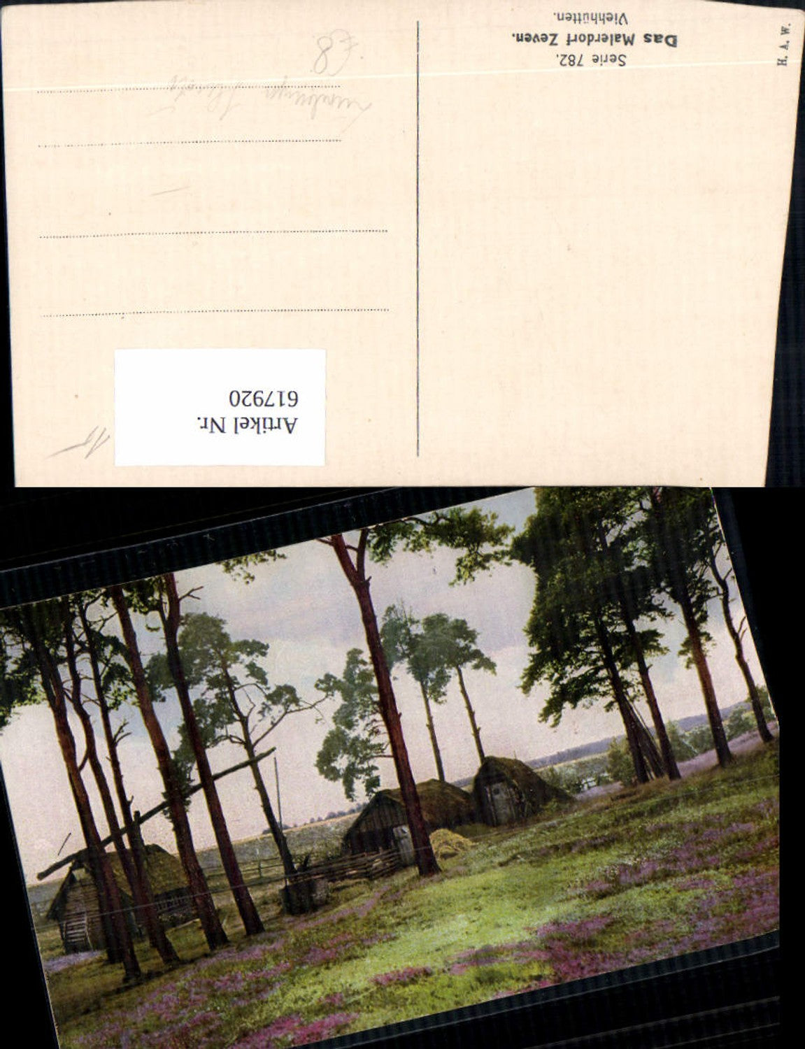 617920,Zeven Malerdorf Viehhütten Ziehbrunnen Lüneburger Heide