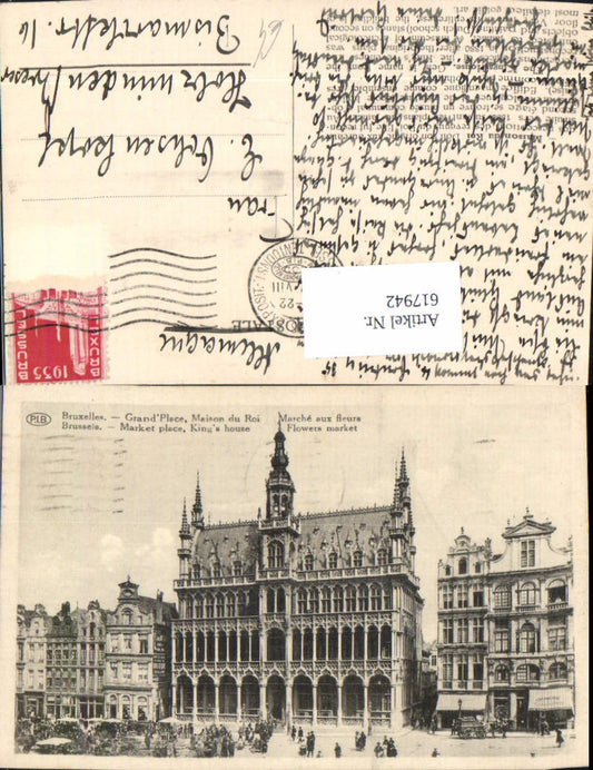 617942,Bruxelles Brussels Grand Place Market place Belgium
