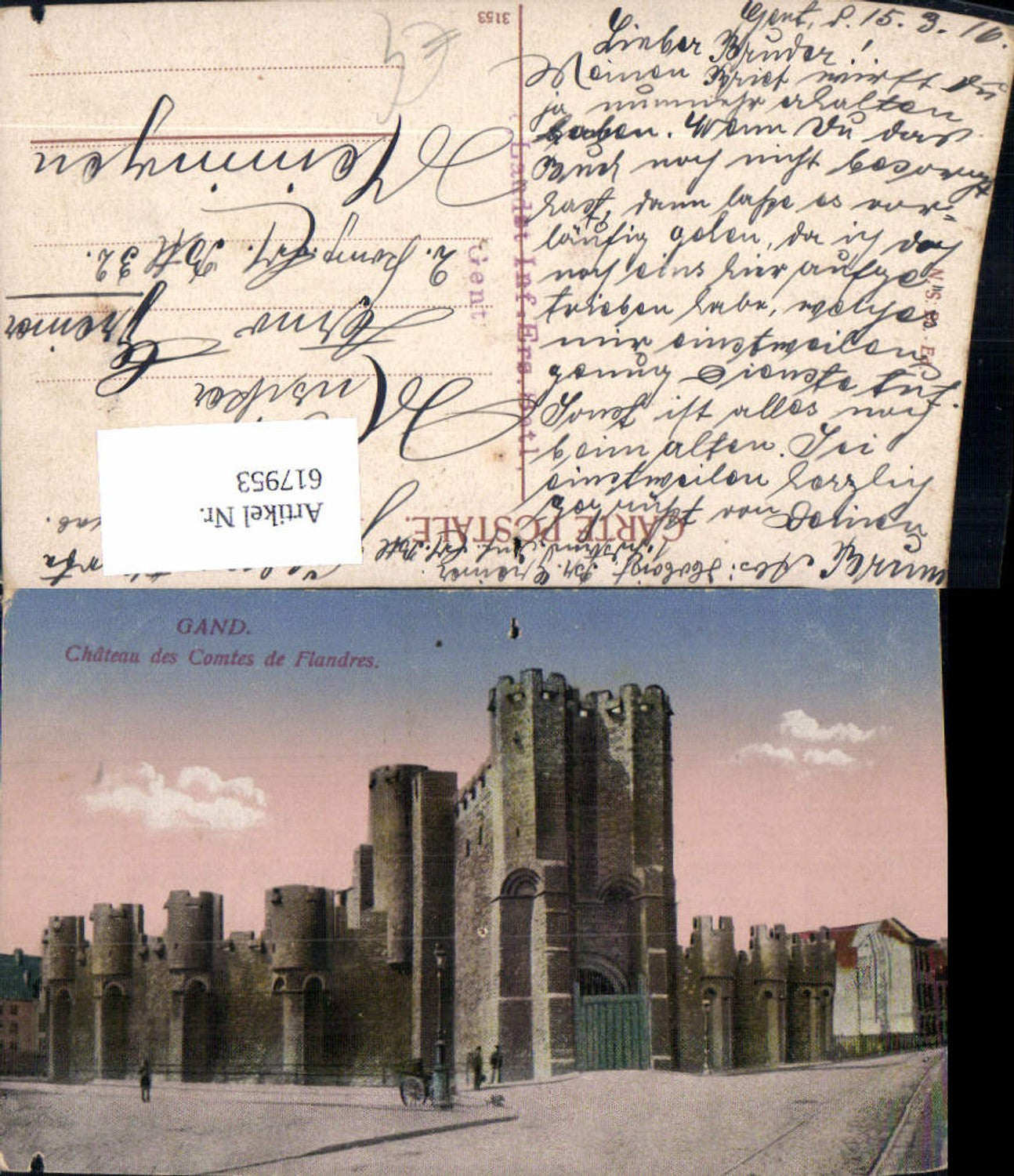 617953,Gent Gand Chateau des Comtes de Flandres Gravensteen Belgium