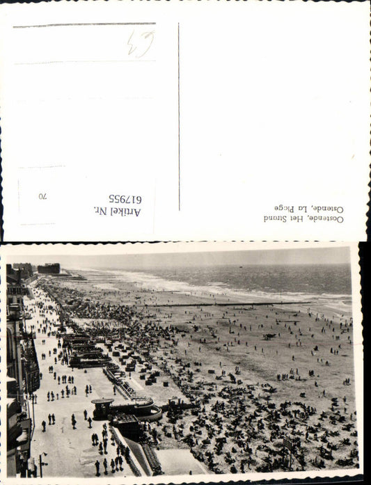 617955,Oostende Ostende Het Strand La Plage Belgium