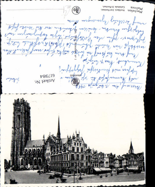 617984,Photo Ak Mechelen Malines Hoofdkerk Sint-Rombout Cathedrale St Rombaut Belgium
