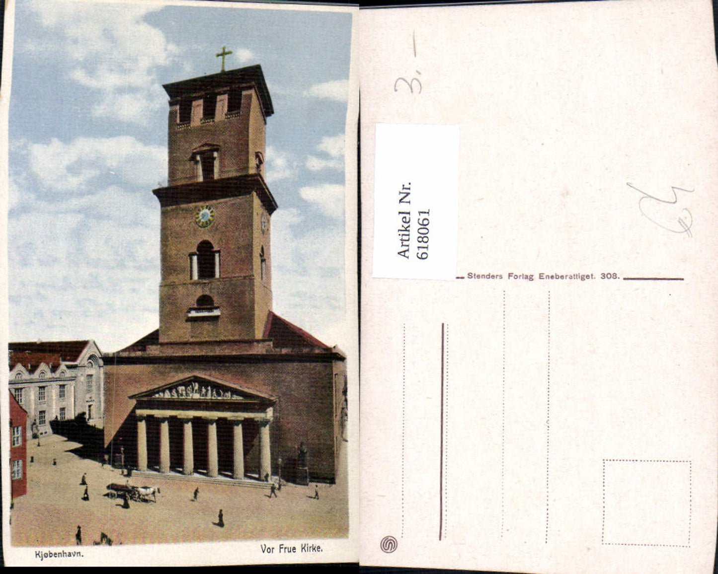 618061,Kopenhagen Kobenhavn Vor Frue Kirke Kirche Denmark