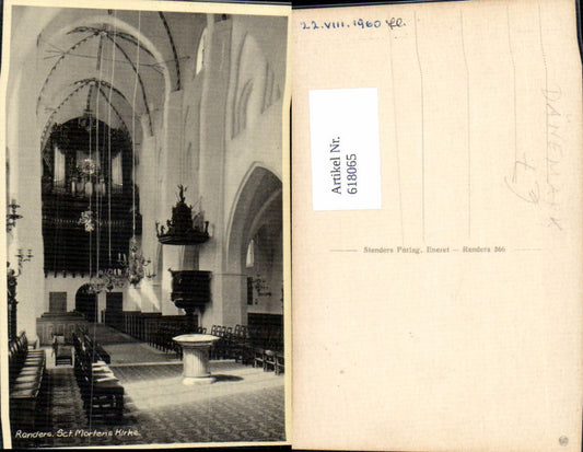 618065,Randers Sct. Mortens Kirke Kirche Innen Denmark