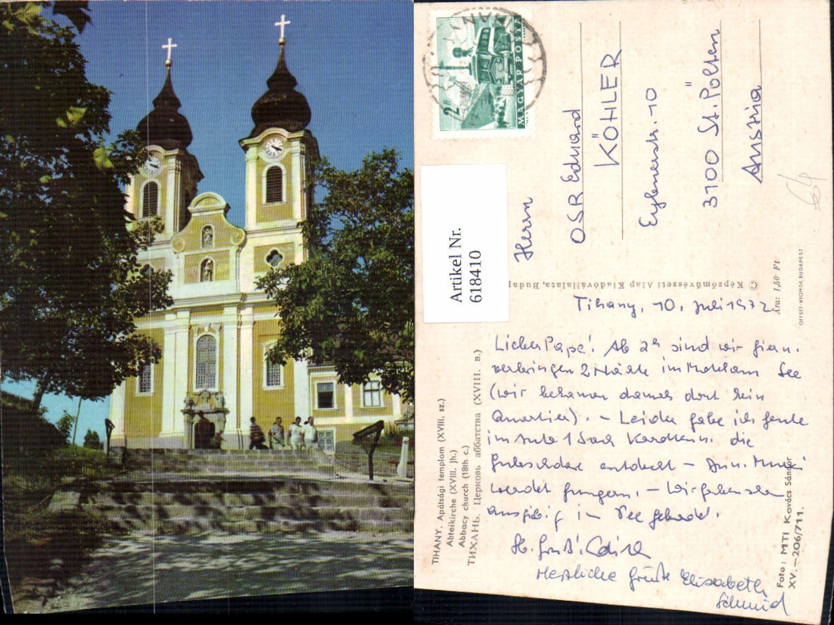 Alte Ansichtskarte – Old Postcard