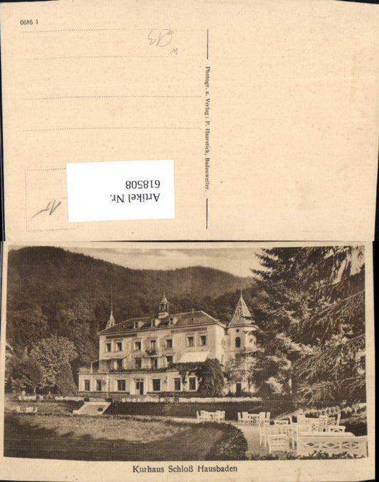 618508, Badenweiler Kurhaus Schloss Hausbaden