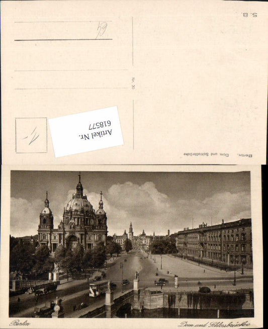 618577,Berlin Dom u. Schlossbrücke Brücke