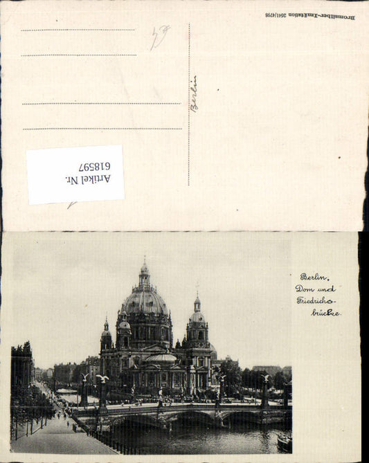 618597,Berlin Dom u. Friedrichsbrücke Brücke