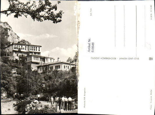 618649,Foto Ak Melnik Ansicht Kordopulov House Küste Bulgaria