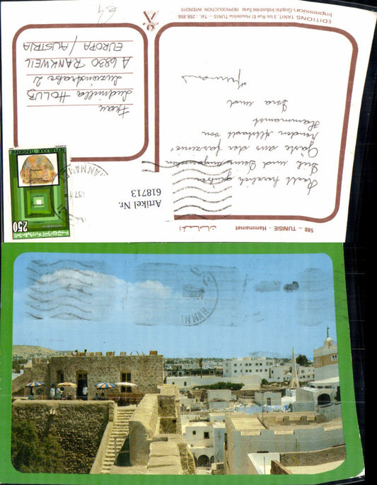 618713,Tunisie Hammamet Ansicht