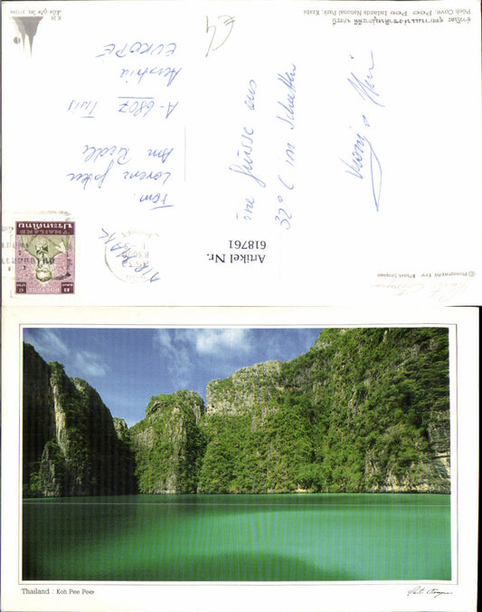 618761,Thailand Koh Pee Pee Pileh Cove Pee Pee Islands National Park Krabi