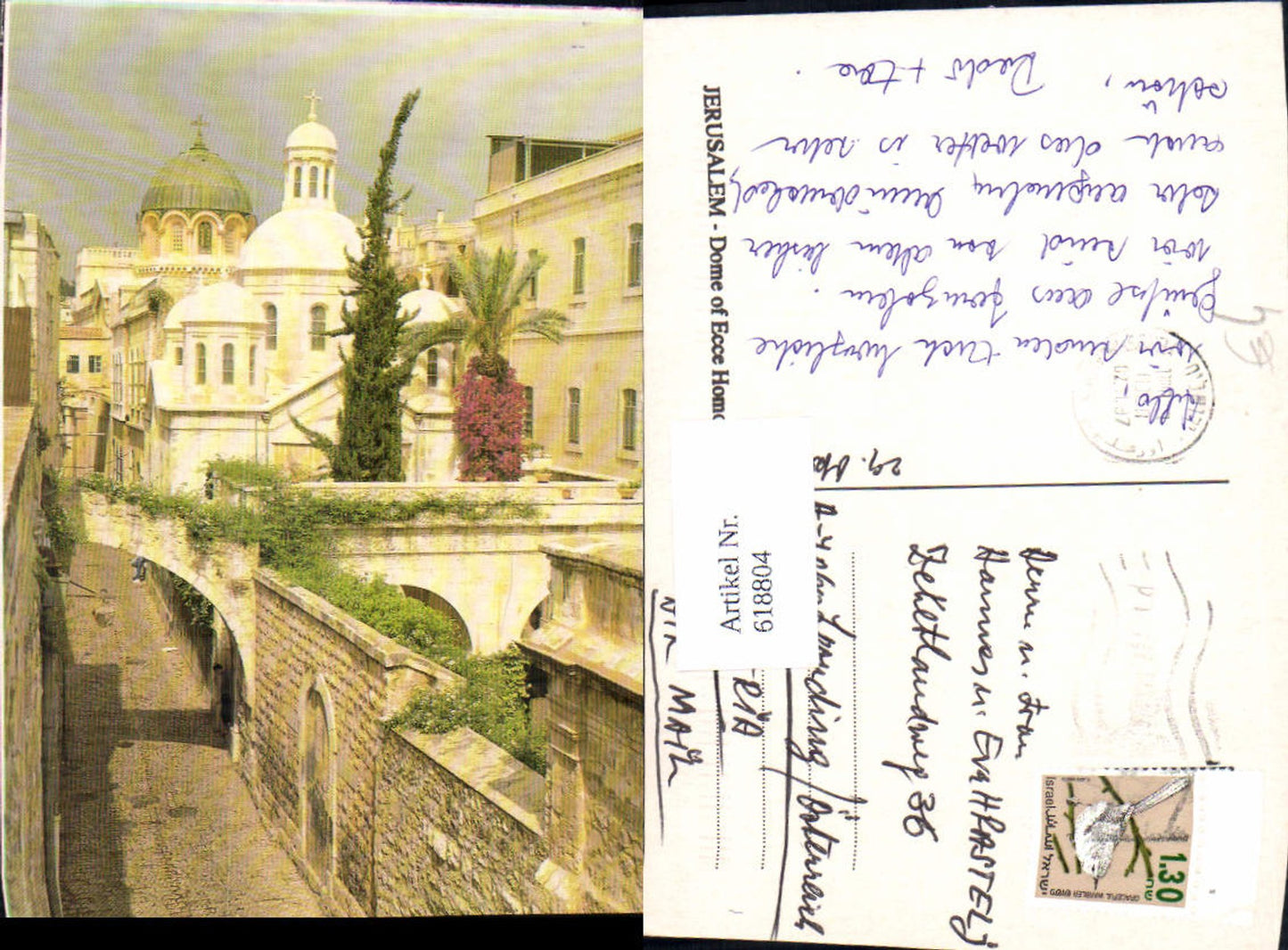 618804,Jerusalem Dome of Ecce Homo Israel