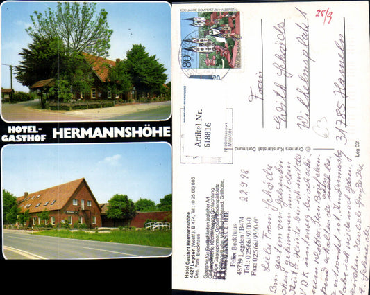 618816,Mehrbild Ak Legden Westfalen Hotel Gasthof Hermannshöhe