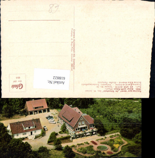 618822,Luftbild Groß Reken Gemeinde Reken Westfalen Restaurant Im Birkenhain VW Bully