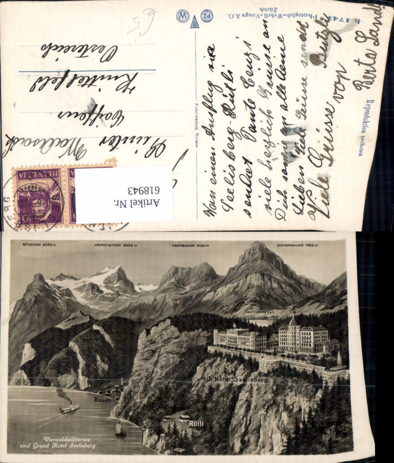 Alte Ansichtskarte – Old Postcard