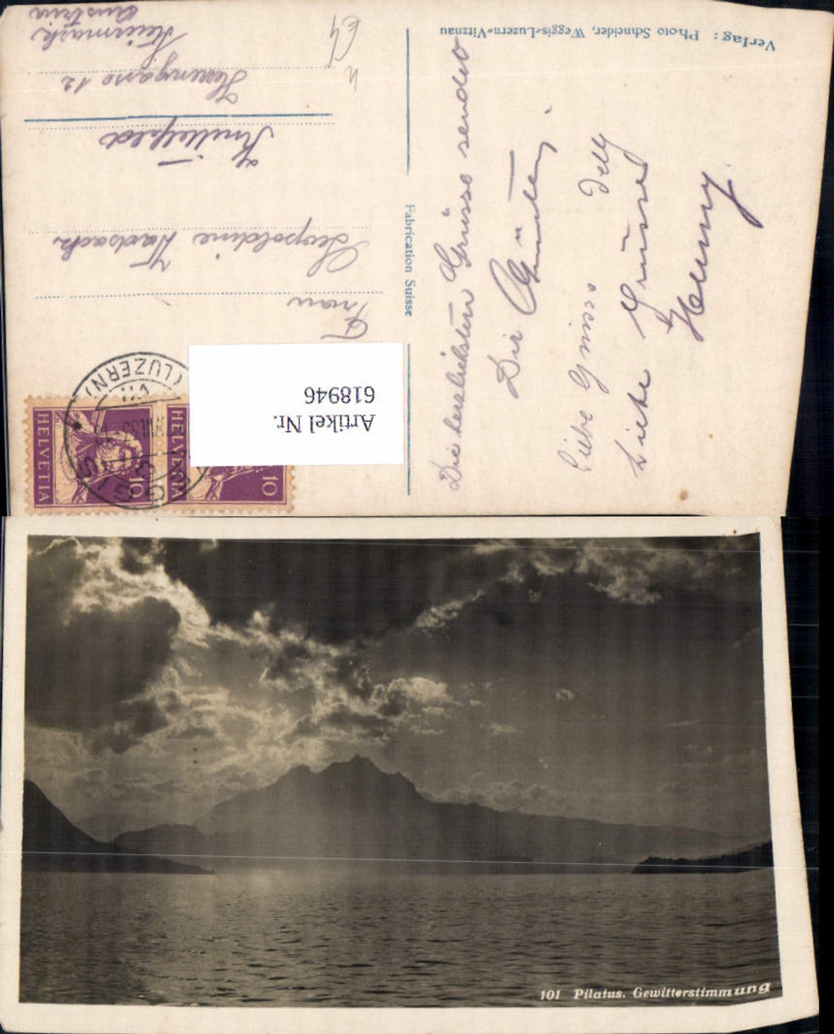 Alte Ansichtskarte – Old Postcard