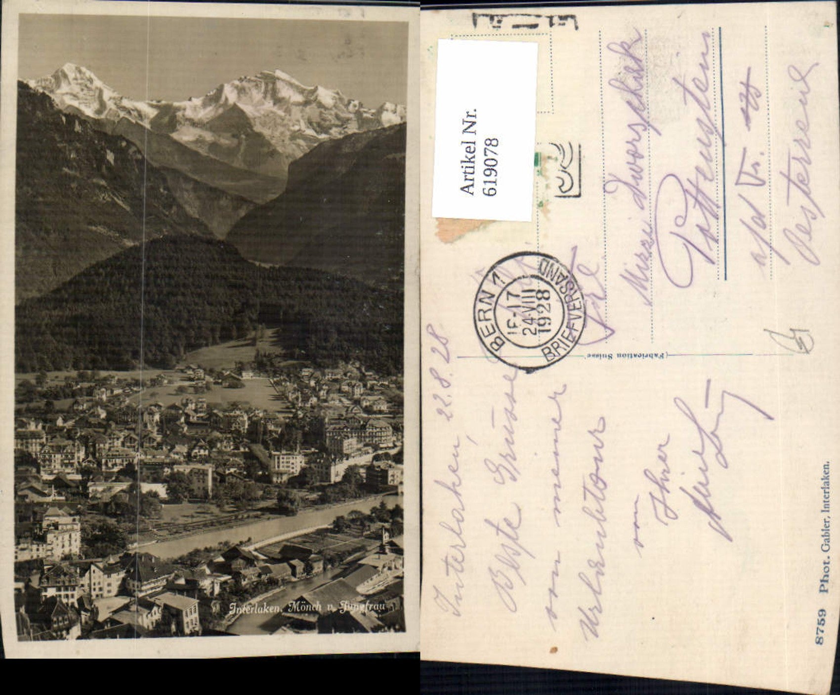 Alte Ansichtskarte – Old Postcard