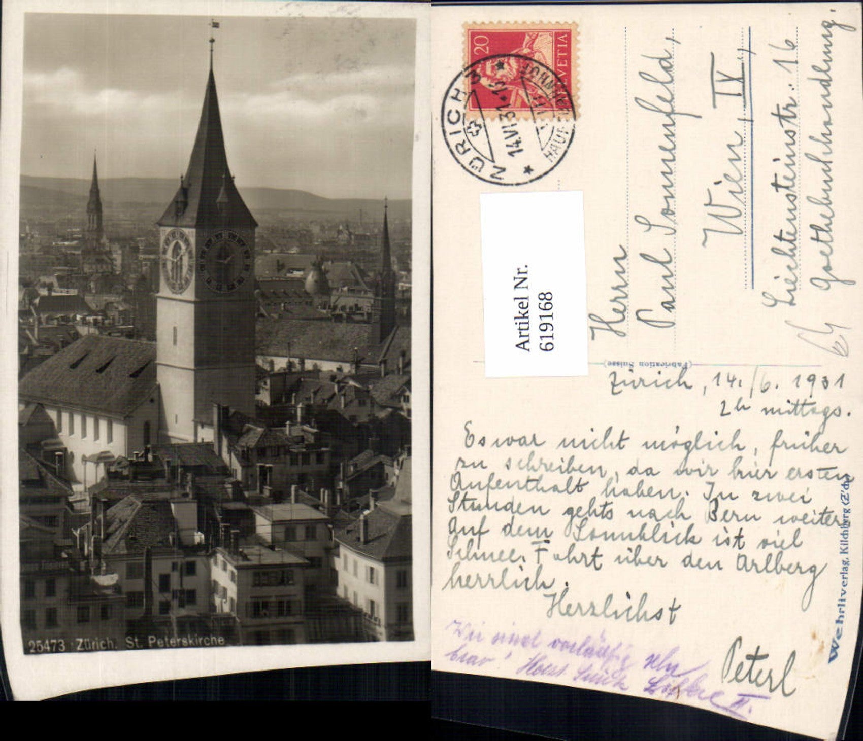 Alte Ansichtskarte – Old Postcard