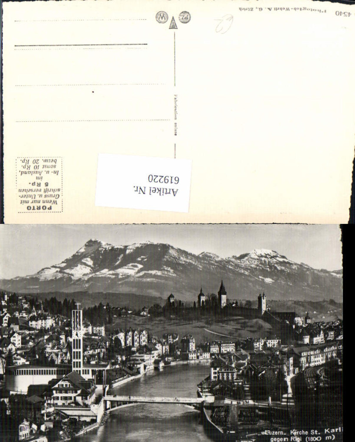 Alte Ansichtskarte – Old Postcard