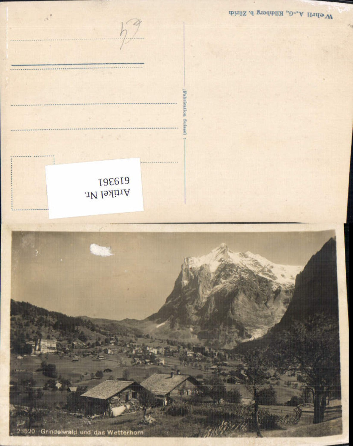 Alte Ansichtskarte – Old Postcard