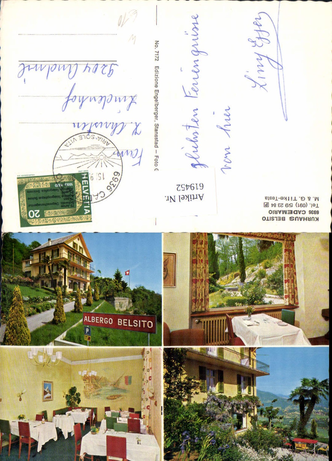 Alte Ansichtskarte – Old Postcard