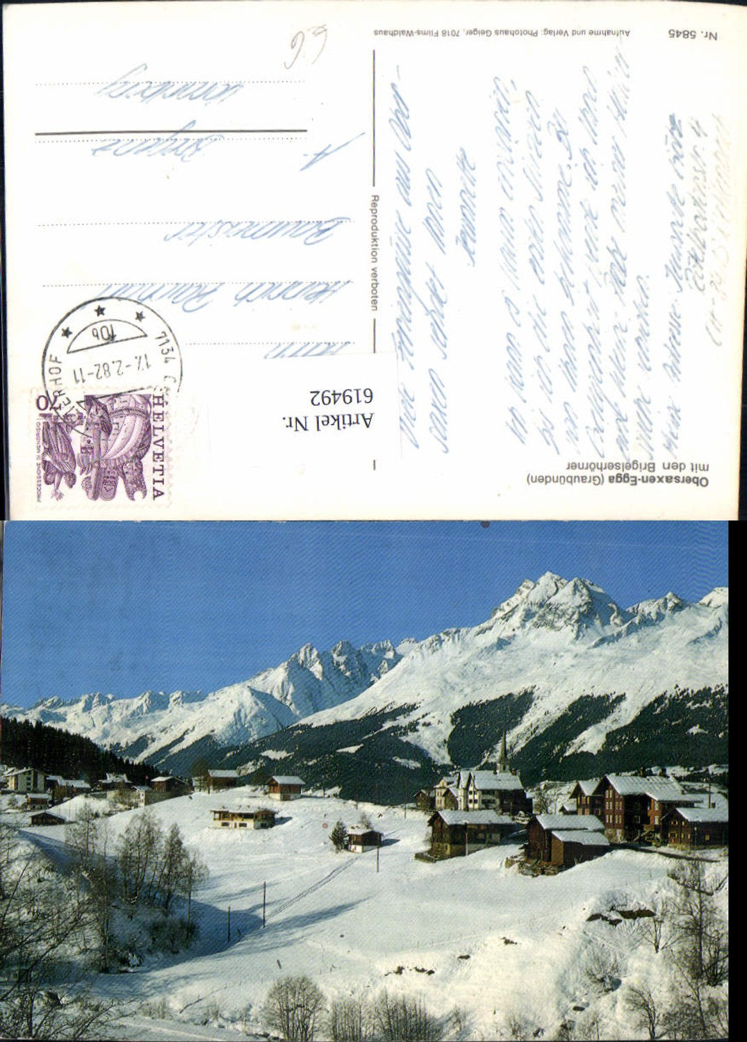 Alte Ansichtskarte – Old Postcard