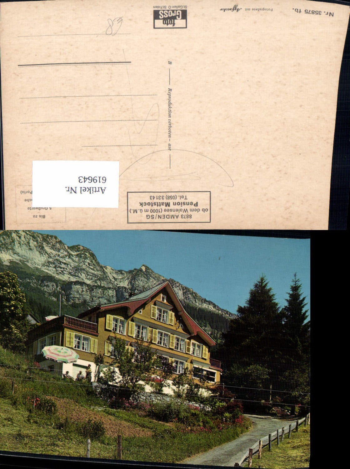 Alte Ansichtskarte – Old Postcard