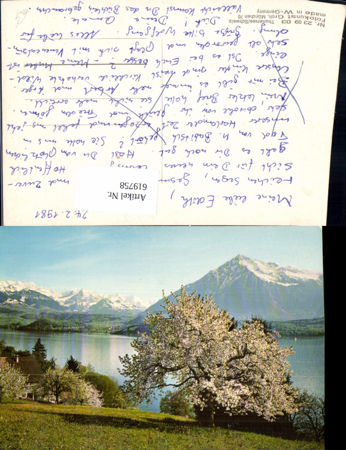 Alte Ansichtskarte – Old Postcard