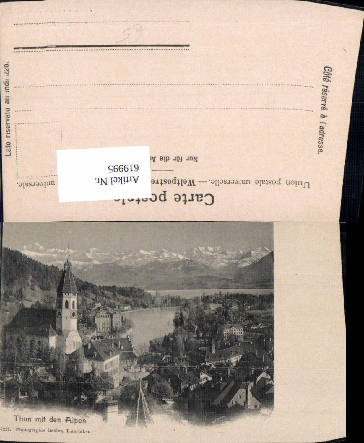 Alte Ansichtskarte – Old Postcard