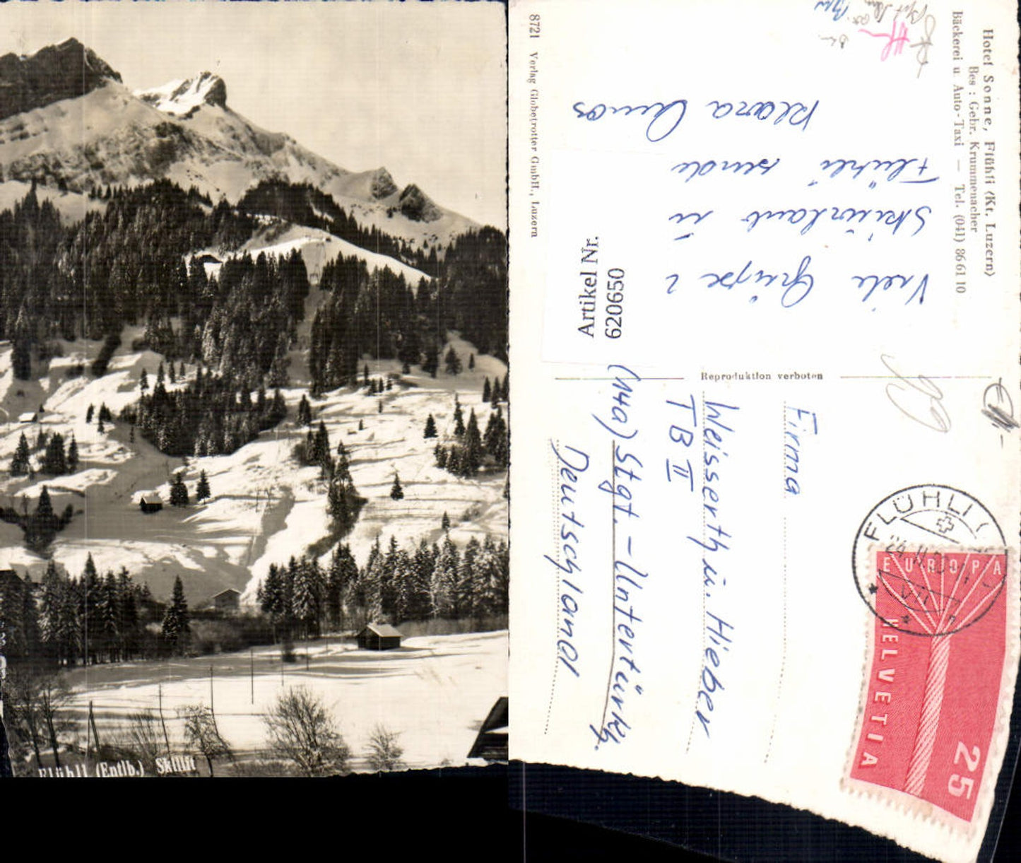 Alte Ansichtskarte – Old Postcard