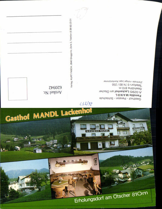 620942,Mehrbild Ak Lackenhof a. Ötscher Gasthof Pension Mandl