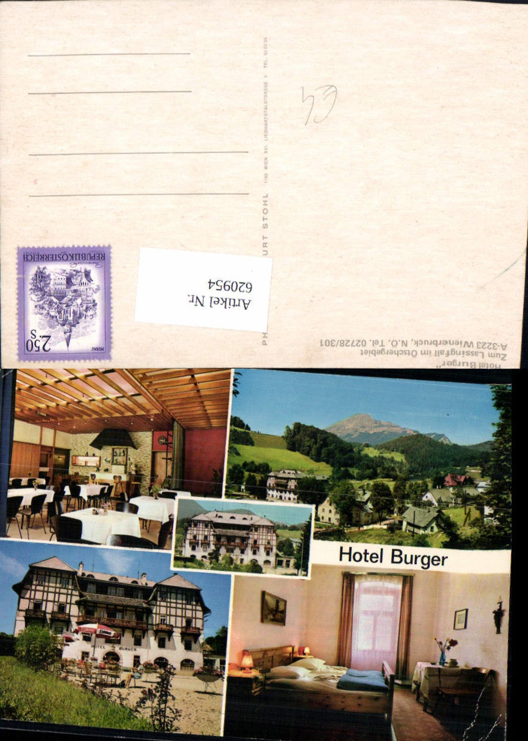 620954,Mehrbild Ak Wienerbruck Hotel Burger