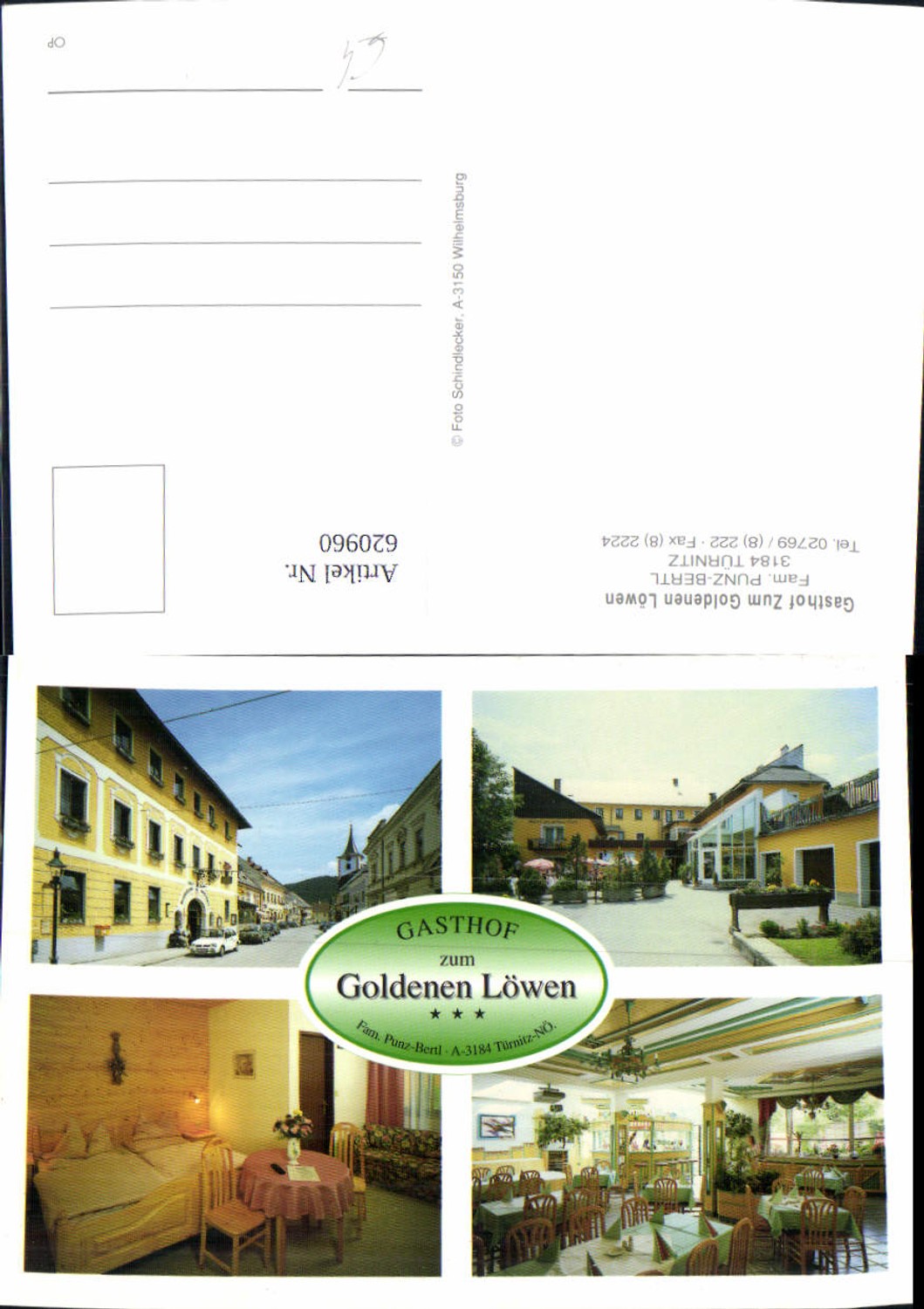 620960,Mehrbild Ak Türnitz Gasthof Zum Goldenen Löwen