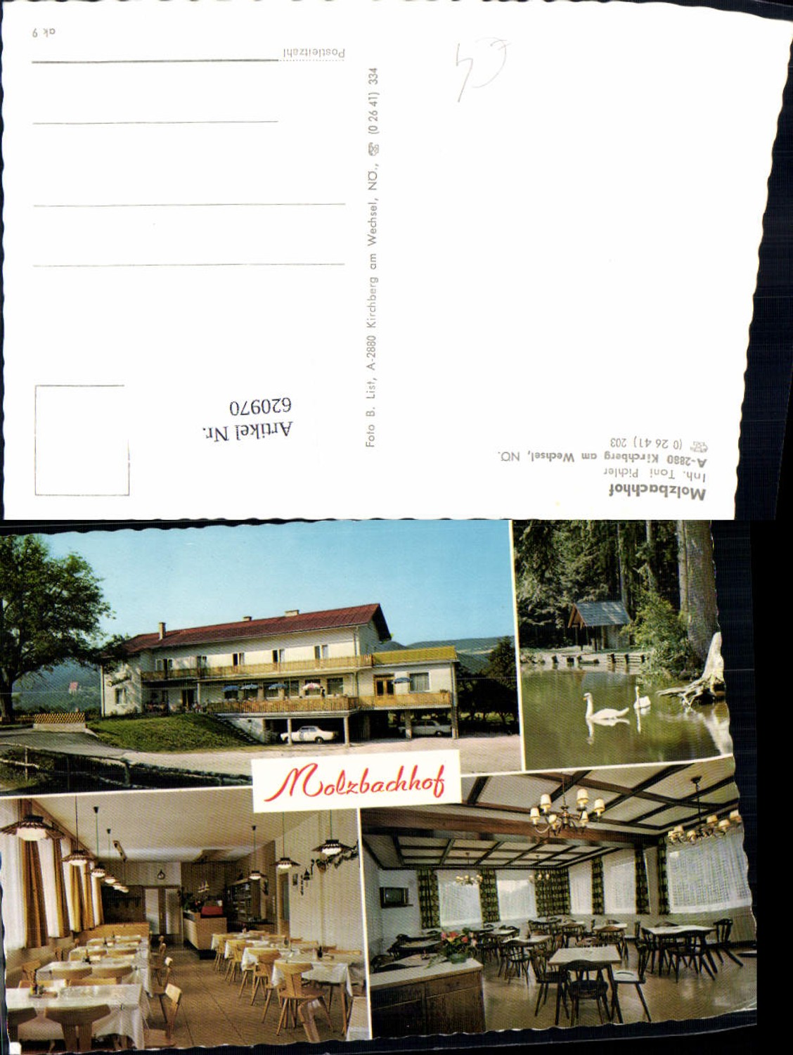 620970,Mehrbild Ak Kirchberg a. Wechsel Molzbachhof