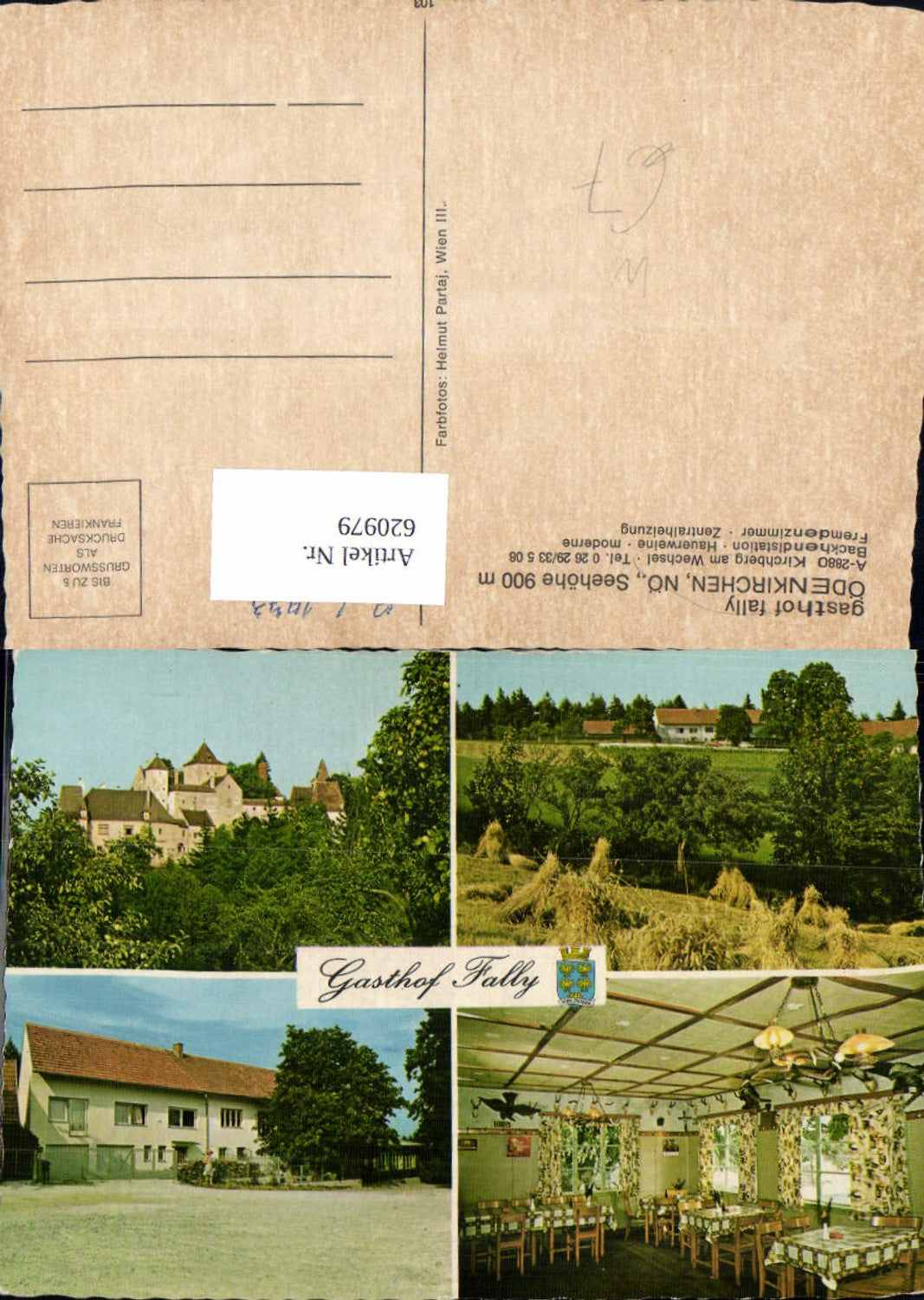 620979,Mehrbild Ak Kirchberg am Wechsel Ödenkirchen Gasthof Fally