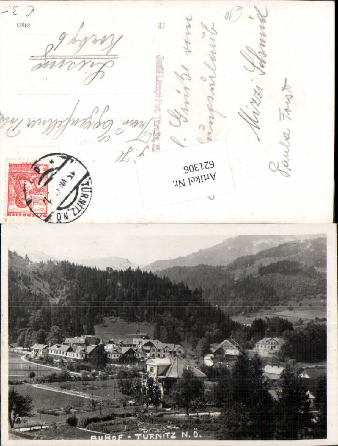 621306,Türnitz Auhof 1937 Detailpartie