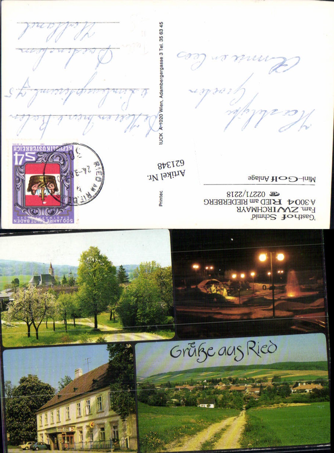 621348,Ried am Riederberg bei Tulln Gasthaus Schmid