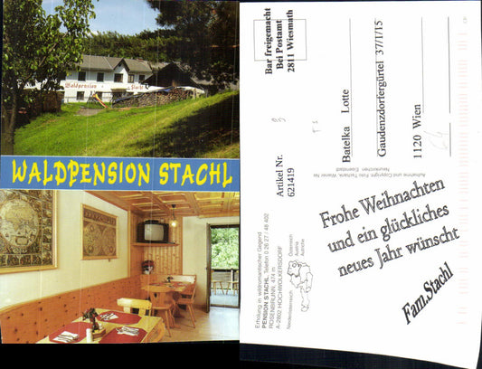 621419,Mehrbild Ak Hochwolkersdorf Pension Stachl