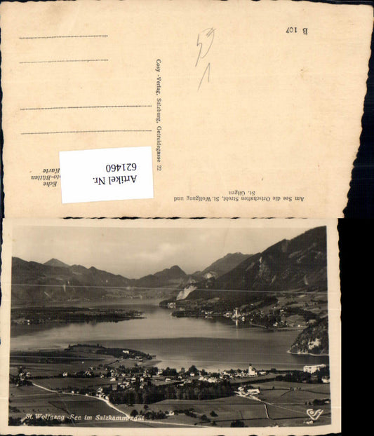 621460,Foto Ak Sankt Wolfgang im Salzkammergut Ansicht pub Cosy B 107