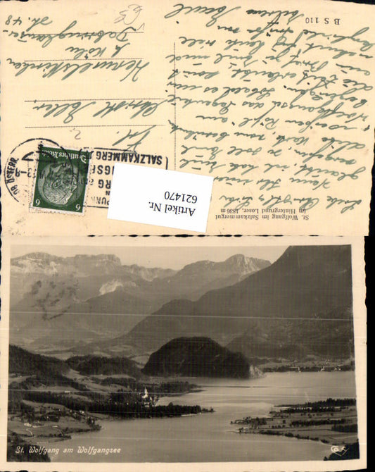 621470,Foto Ak Sankt Wolfgang im Salzkammergut m. Loser pub Cosy BS 110