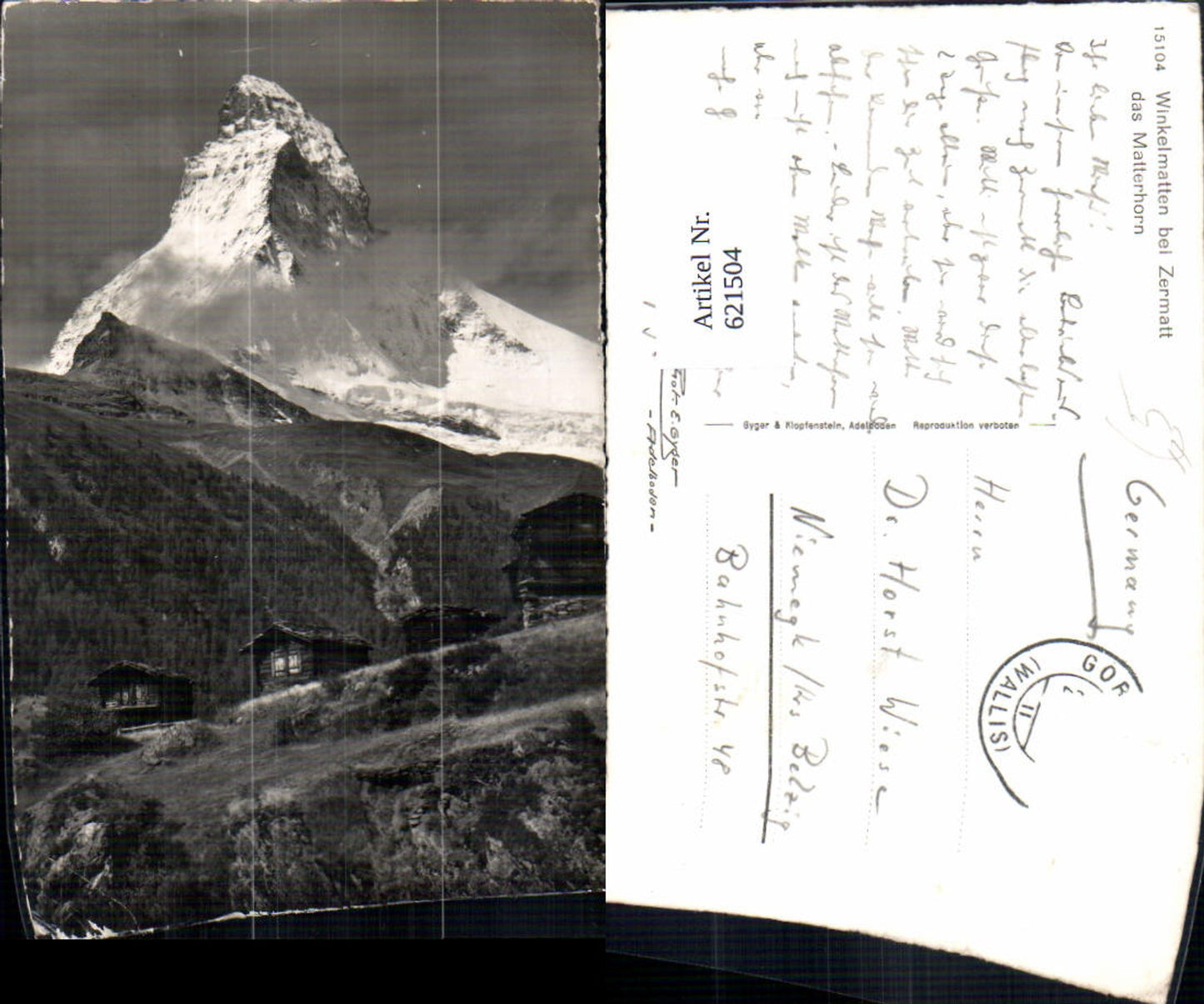 Alte Ansichtskarte – Old Postcard