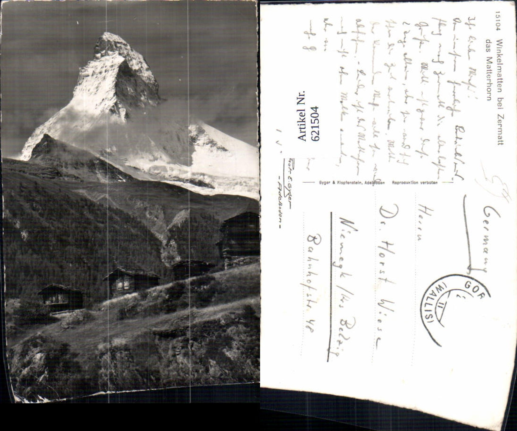 Alte Ansichtskarte – Old Postcard