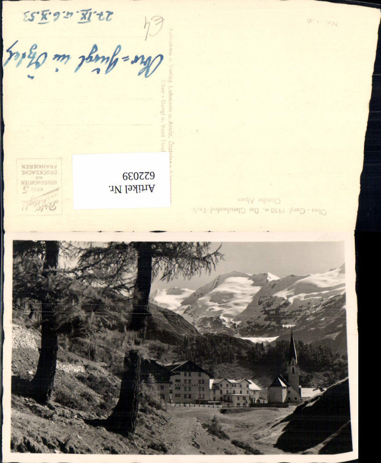 Alte Ansichtskarte – Old Postcard