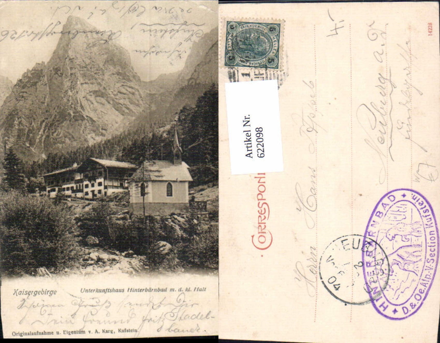 Alte Ansichtskarte – Old Postcard