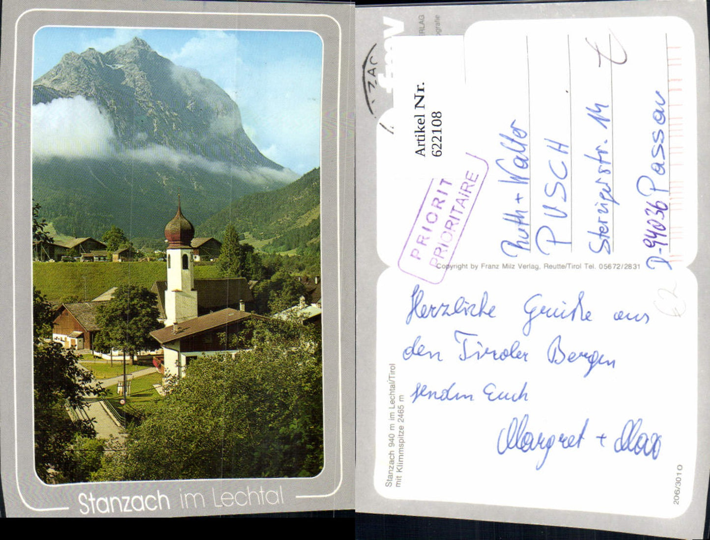 Alte Ansichtskarte – Old Postcard